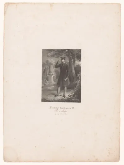 Portret van Frederik Wilem III, koning van Pruisen