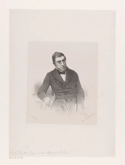 Portret van Frederik Willem Conrad