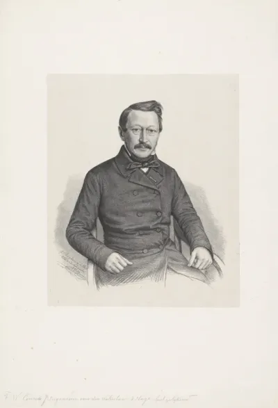 Portret van Frederik Willem Conrad