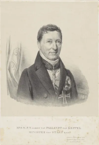 Portret van Frederik Willem Floris Theodoor van Pallandt van Keppel
