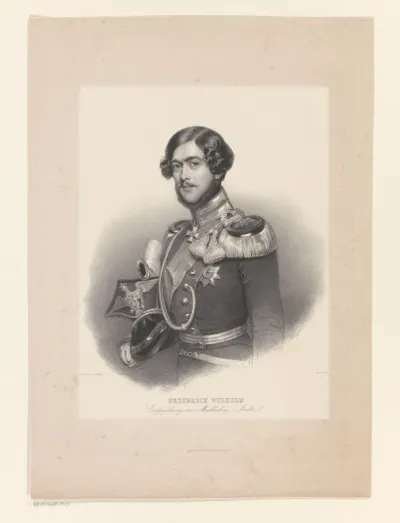 Portret van Frederik Willem, groothertog van Mecklenburg-Strelitz