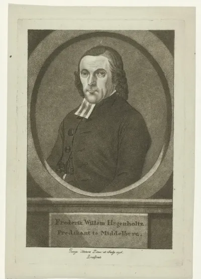 Portret van Frederik Willem Hugenholtz