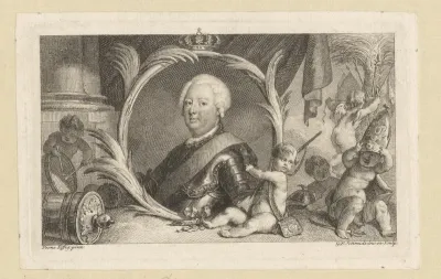 Portret van Frederik Willem I, koning van Pruisen