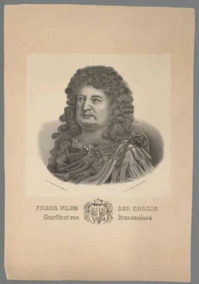 Portret van Frederik Willem I van Brandenburg