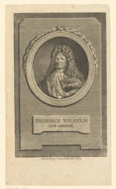 Portret van Frederik Willem I van Brandenburg