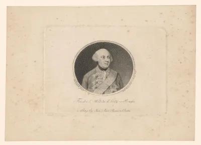 Portret van Frederik Willem II van Pruisen