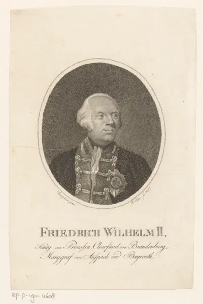 Portret van Frederik Willem II