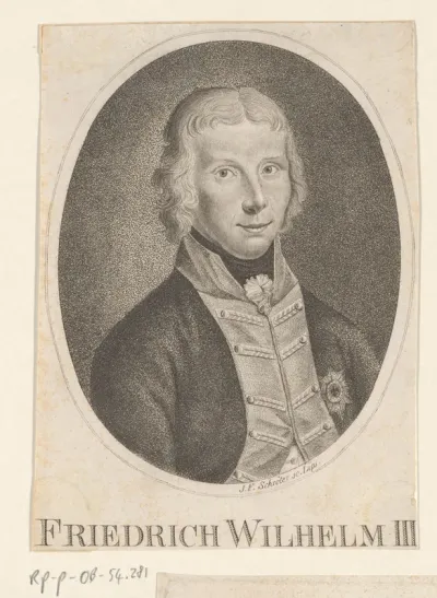 Portret van Frederik Willem III, koning van Pruisen