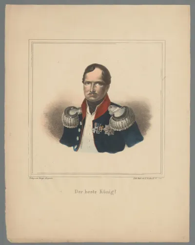 Portret van Frederik Willem III, koning van Pruisen
