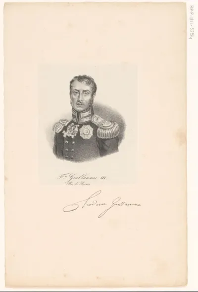 Portret van Frederik Willem III van Pruisen