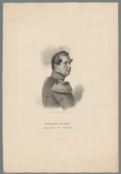 Portret van Frederik Willem IV, koning van Pruisen