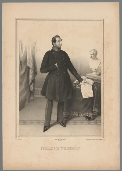 Portret van Frederik Willem IV van Pruisen