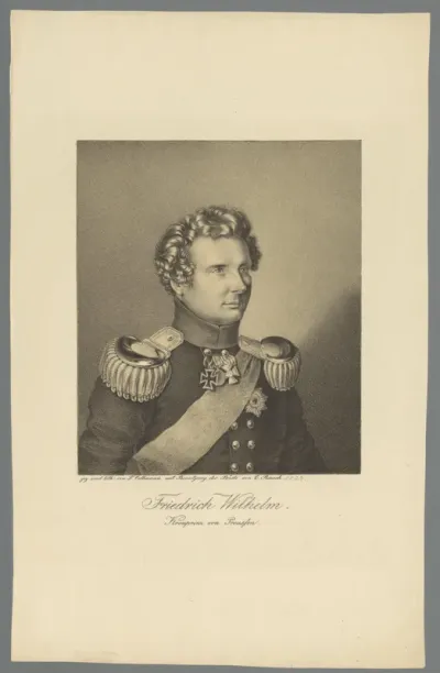 Portret van Frederik Willem IV