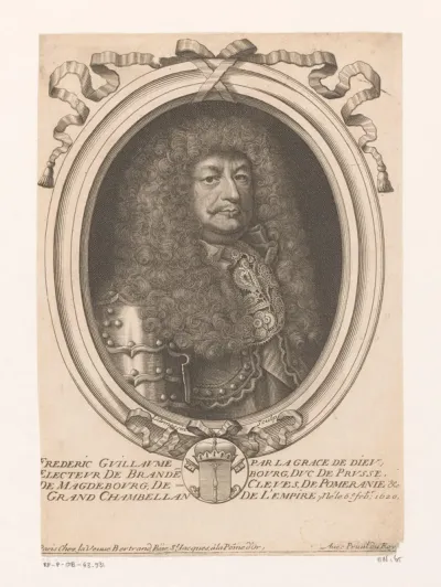 Portret van Frederik Willem, keurvorst van Brandenburg