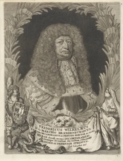 Portret van Frederik Willem, keurvorst van Brandenburg