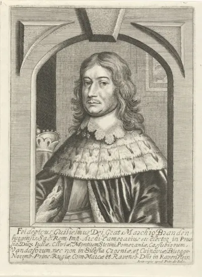 Portret van Frederik Willem, keurvorst van Brandenburg