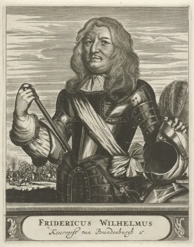 Portret van Frederik Willem, keurvorst van Brandenburg