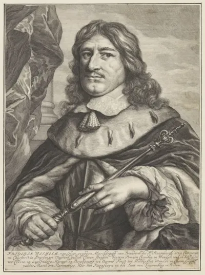 Portret van Frederik Willem van Brandenburg