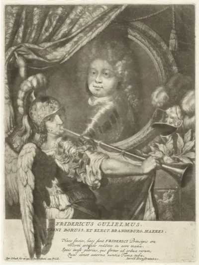 Portret van Frederik Willem van Brandenburg