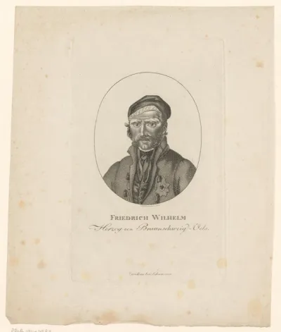 Portret van Frederik Willem van Brunswijk