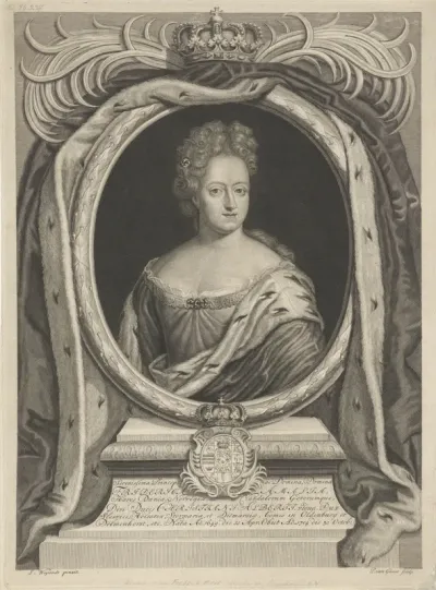 Portret van Frederikke Amalia van Zweden