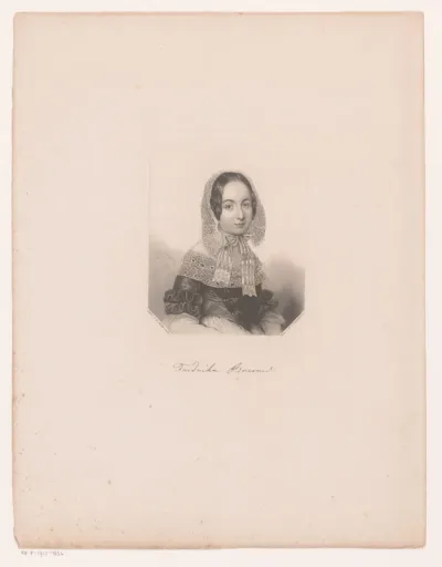 Portret van Fredrika Bremer