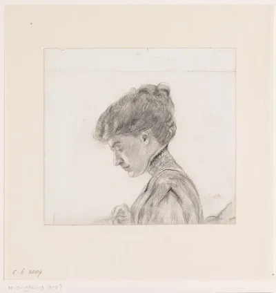 Portret van Freule G.C.L.A. CLifford