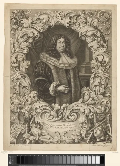 Portret van Friedich Volckamer