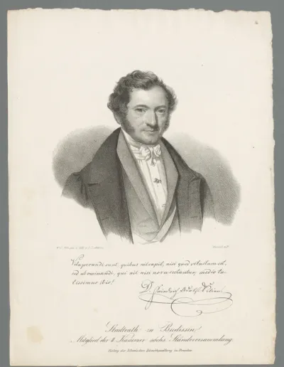 Portret van Friedrich Adolph Klien
