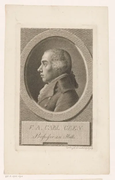 Portret van Friedrich Albert Carl Gren