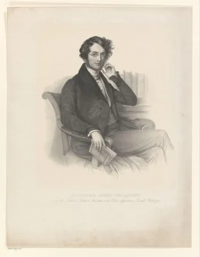 Portret van Friedrich Albert von Langenn