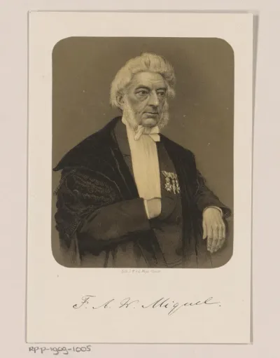 Portret van Friedrich Anton Wilhelm Miquel
