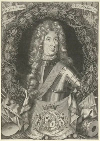 Portret van Friedrich Arnaud, hertog van Schomberg