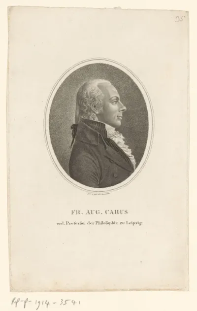 Portret van Friedrich August Carus
