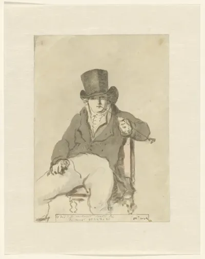 Portret van Friedrich August Hoffmann Christiaan Andriessen (1775-1846)