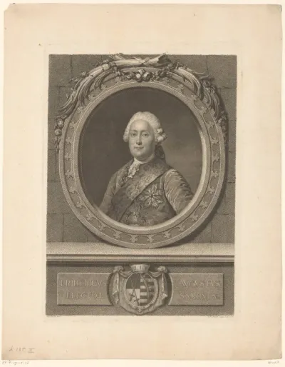 Portret van Friedrich August II van Saksen