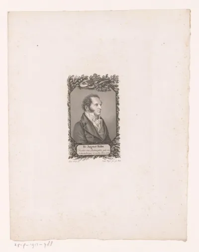 Portret van Friedrich August Kuhn