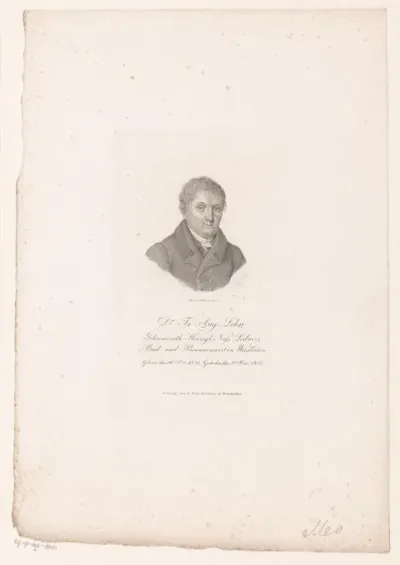 Portret van Friedrich August Lehr