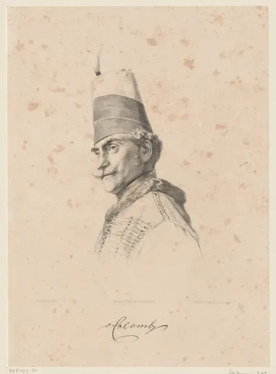 Portret van Friedrich August Peter von Colomb