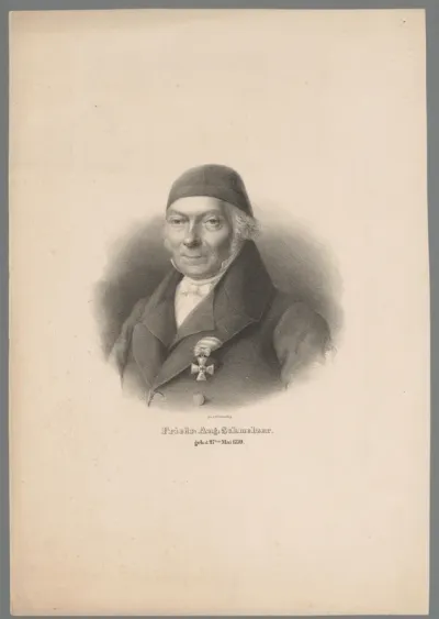 Portret van Friedrich August Schmelzer