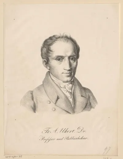 Portret van Friedrich August Ukert
