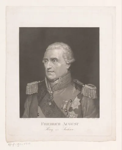 Portret van Friedrich August van Saksen