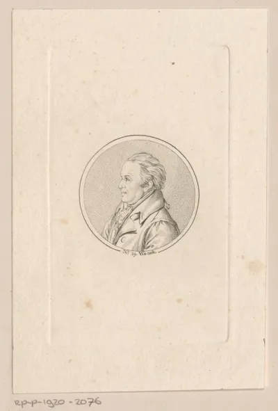Portret van Friedrich August Wilhelm Wenck