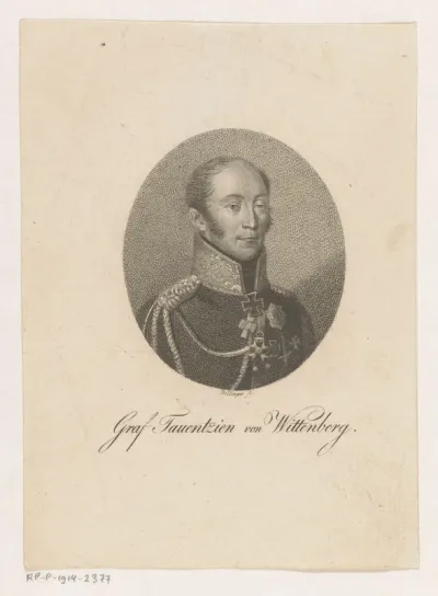 Portret van Friedrich Bogislav Emanuel, Graf Tauentzien von Wittenberg