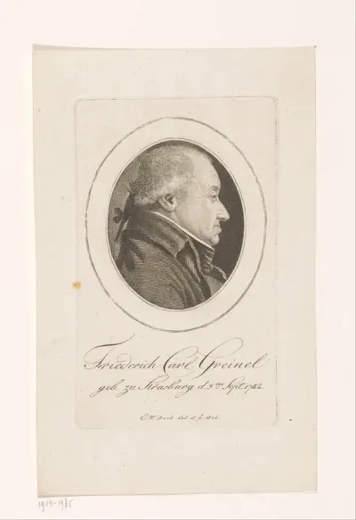 Portret van Friedrich Carl Greinel
