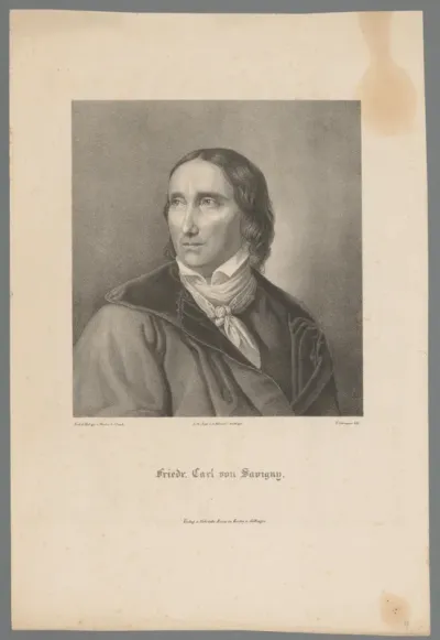 Portret van Friedrich Carl von Savigny