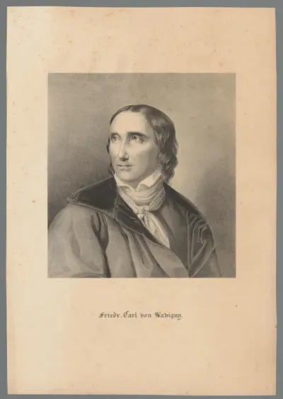 Portret van Friedrich Carl von Savigny