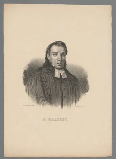 Portret van Friedrich Christlieb Girardet