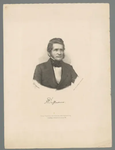 Portret van Friedrich Christoph Dahlmann