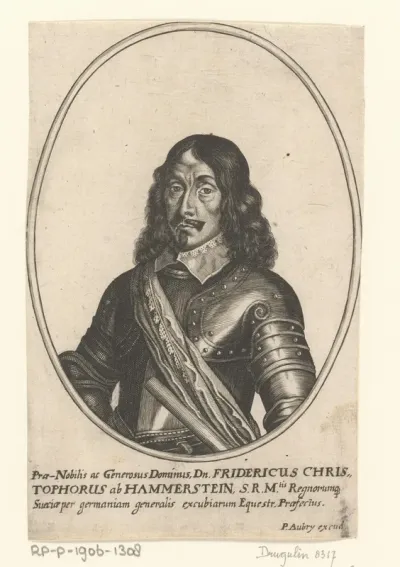 Portret van Friedrich Christoph von Hammerstein